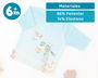 KioKids Camiseta de Baño UPF50+ para Bebé 6 Meses - Azul Colección Ocean Dreams, 86% Poliéster, 14% Spandex