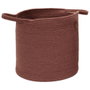 Home Deco Factory Juego de 3 Cestas en Terracota, Ocre y Marfil