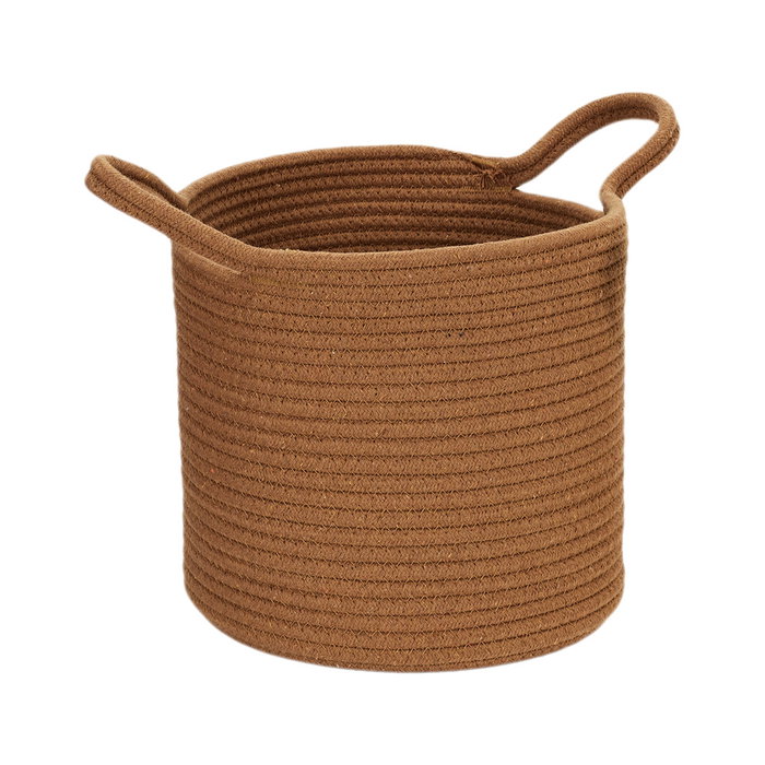 Home Deco Factory Juego de 3 Cestas en Terracota, Ocre y Marfil