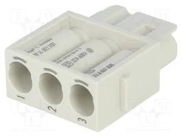 HARTING Han-Modular® Módulo Conector Hembra 40A 690V 3 Pines
