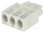 HARTING Han-Modular® Módulo Conector Hembra 40A 690V 3 Pines
