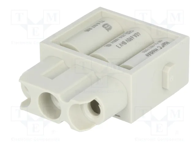 HARTING Han-Modular® Módulo Conector Hembra 40A 690V 3 Pines HARTING Han-Modular® Módulo Conector Hembra 40A 690V 3 Pines