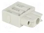 HARTING Han-Modular® Módulo Conector Hembra 40A 690V 3 Pines