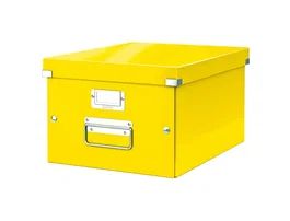 Leitz Caja Click&Store Mediana 281x200x369 mm Amarillo 16 Litros