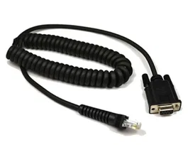 Datalogic CAB-541 Cable Alimentación 3.6m Con Conector RS-9 Pines y Bobina para Pasarela/Controlador FBC9080