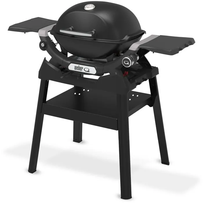 Weber Barbacoa de gas Q1200N - 2.94 kW - 1 quemador de acero inoxidable - Encendido piezoeléctrico - Negra
