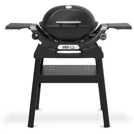 Weber Barbacoa de gas Q1200N - 2.94 kW - 1 quemador de acero inoxidable - Encendido piezoeléctrico - Negra