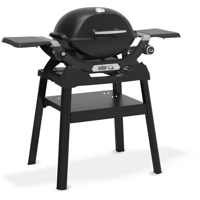 Weber Barbacoa de gas Q1200N - 2.94 kW - 1 quemador de acero inoxidable - Encendido piezoeléctrico - Negra