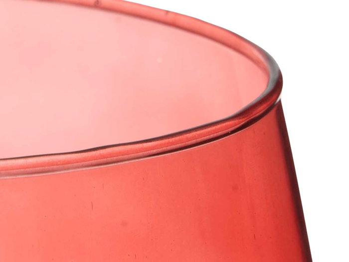 Giftdecor Jarron Cristal Forma Vaso Color Teja 28 cm Giftdecor Jarron Cristal Forma Vaso Color Teja 28 cm