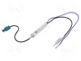 PER.PIC. Cable coaxial con conector DIN y Fakra de 0,4m
