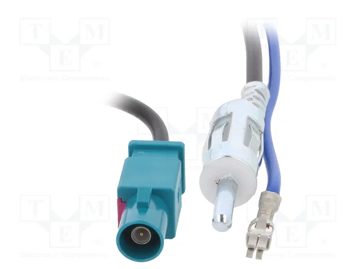 PER.PIC. Cable coaxial con conector DIN y Fakra de 0,4m