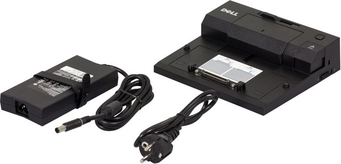 Dell E-Port II Replicator Kit con adaptador de CA de 130W y USB 3.0 Dell E-Port II Replicator Kit con adaptador de CA de 130W y USB 3.0