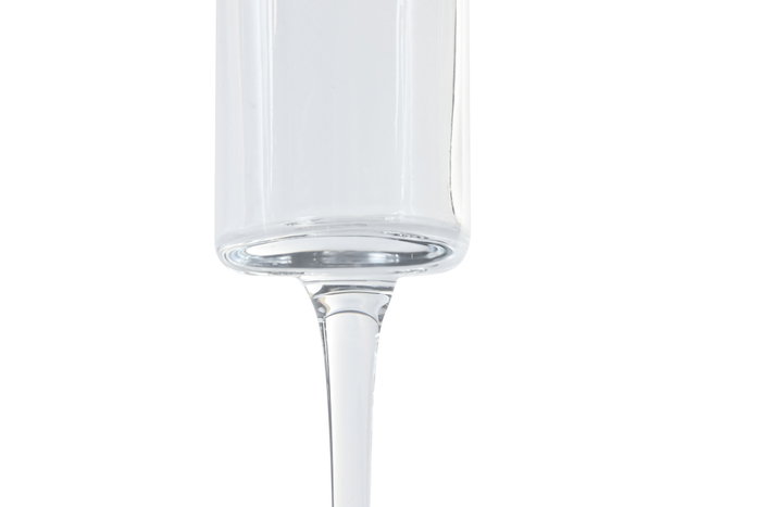DKD Home Decor Set de 6 Copas de Cristal para Cava y Champán, 160ml