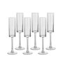 DKD Home Decor Set de 6 Copas de Cristal para Cava y Champán, 160ml