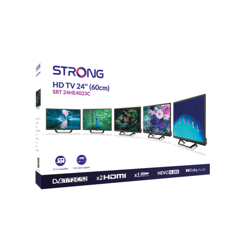 Strong SRT 24HE4023C Televisor 61 cm (24") HD Negro