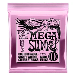 Ernie Ball Juego de Cuerdas Eléctrica Slinky Mega 10.5 - 48