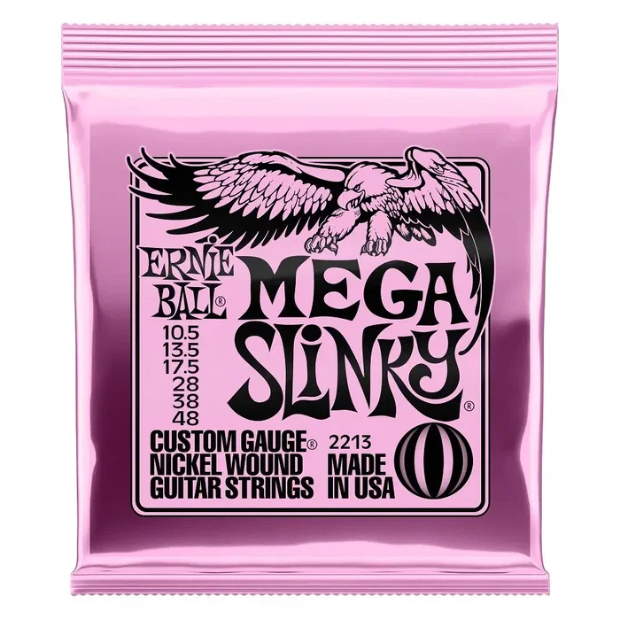 Ernie Ball Juego de Cuerdas Eléctrica Slinky Mega 10.5 - 48