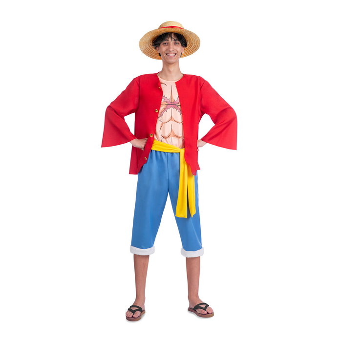 My Other Me Disfraz Luffy One Piece (Sombrero, Chaqueta, Camiseta, Fajín y Pantalón) Talla L My Other Me Disfraz Luffy One Piece (Sombrero, Chaqueta, Camiseta, Fajín y Pantalón) Talla L