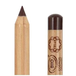 BOHO GREEN MAKE UP Lápiz de Ojos Marrón Bio Vegan Cosmos Organic, Madera Certificada PEFC, Textura Cremosa y Alta Pigmentación