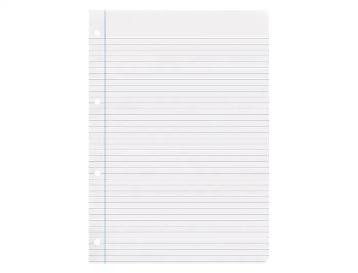 Liderpapel Recambio A4 100 Hojas 75gr Horizontal con Margen 4 Taladros
