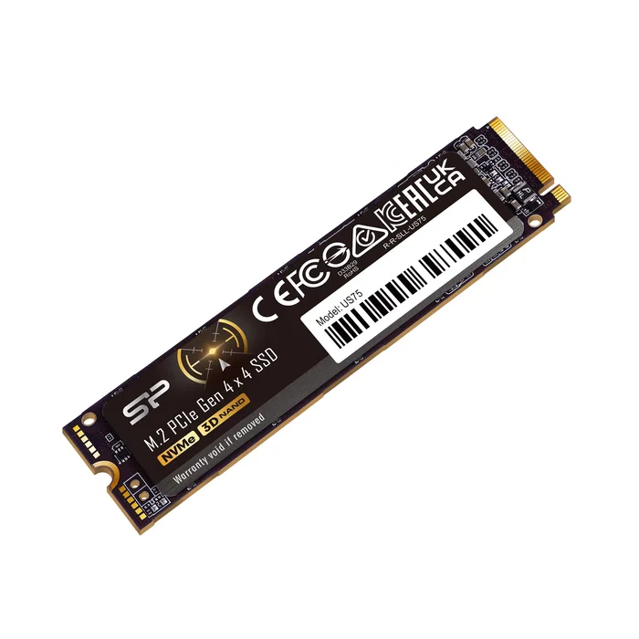 Silicon Power US75 1 TB SSD M.2 PCI Express 4.0 NVMe, 7000 MB/s Lectura, 6000 MB/s Escritura, Para PC/Portátil