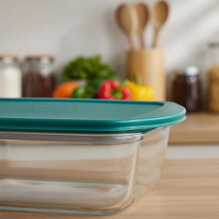 Pyrex Cook&Store PX Recipiente Rectangular Verde 2,5L
