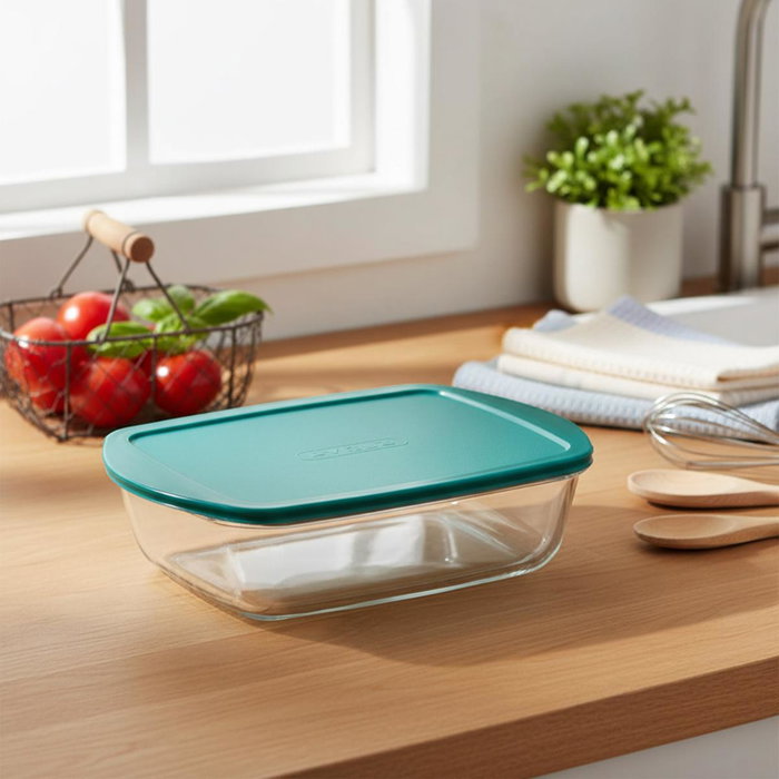 Pyrex Cook&Store PX Recipiente Rectangular Verde 2,5L