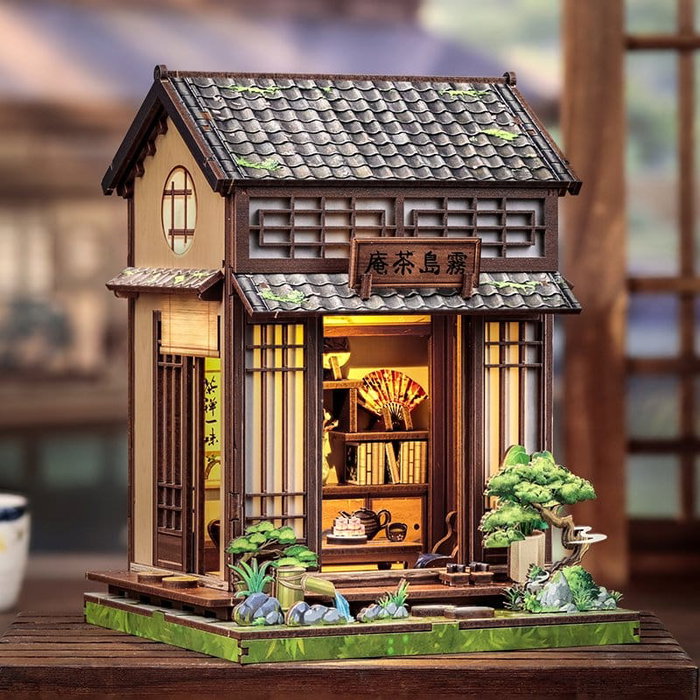 Maqueta Model Kit Miniature House Kirishima Cha-an 19 x 14 cm