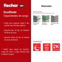 Fischer Duoblade Tacos para Placas de Yeso 44 mm