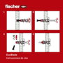 Fischer Duoblade Tacos para Placas de Yeso 44 mm