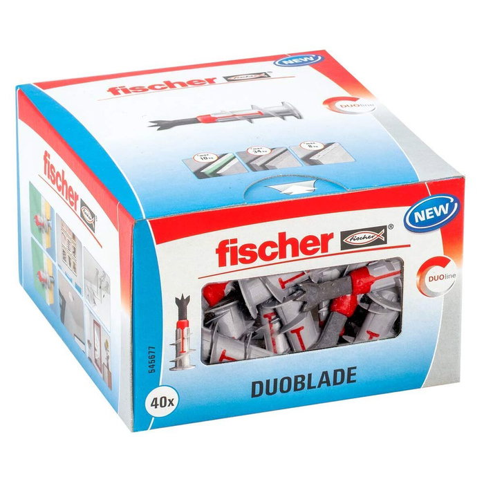 Fischer Duoblade Tacos para Placas de Yeso 44 mm