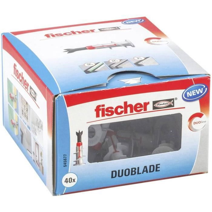 Fischer Duoblade Tacos para Placas de Yeso 44 mm