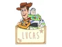 Wondee Lámpara Personalizable de Madera con Temática Toy Story