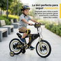 Toimsa Bicicleta Batman 16 Pulgadas para Niños de 5 a 8 Años (3-7 Años)
