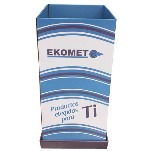 Ekomet Expositor/Botador 400X400X800Cm (Coarrugado) Ekomet Expositor/Botador 400X400X800Cm (Coarrugado)