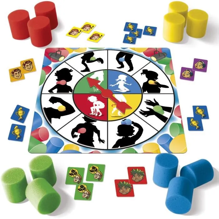 Educa 8412668201705 Juego de Equilibrio Spin & Fun para Niños a Partir de 5 Años, Evalúa Agilidad y Equilibrio, 2-4 Jugadores