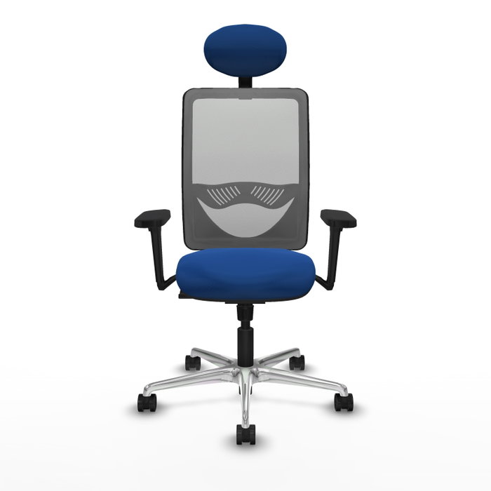 PIQUERAS Y CRESPO Silla de oficina Zulema con Mecanismo Sincro, Azul y Gris PIQUERAS Y CRESPO Silla de oficina Zulema con Mecanismo Sincro, Azul y Gris