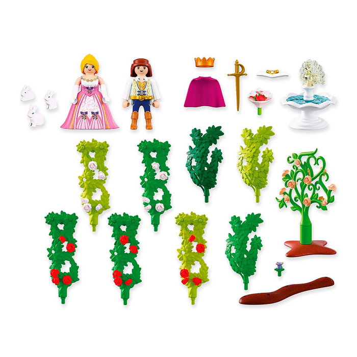 PLAYMOBIL 72053 Laberinto Real Set de Juguete, Laberinto de Jardín y Castillo con Figuras y Accesorios para Niños +4 años
