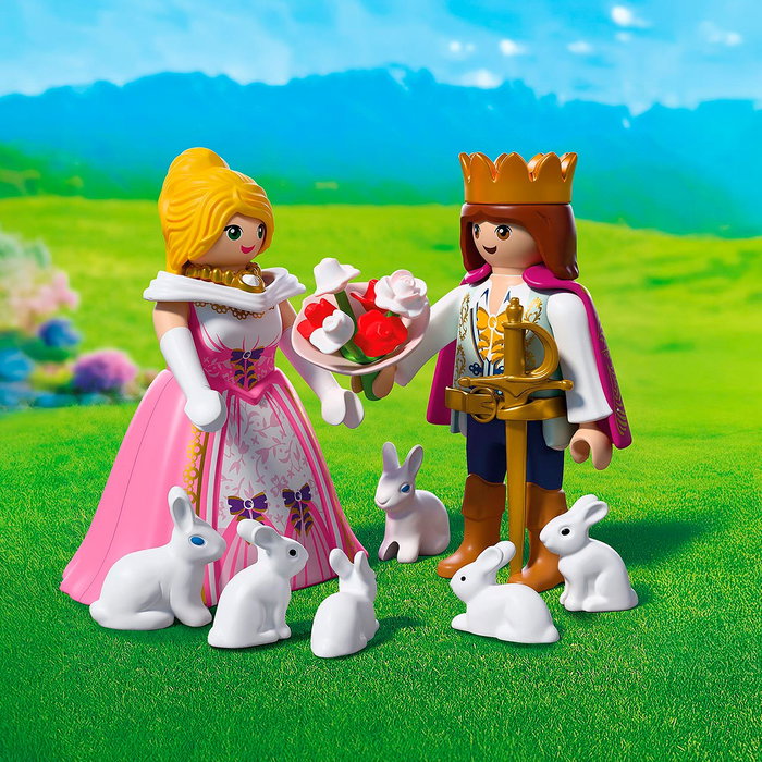 PLAYMOBIL 72053 Laberinto Real Set de Juguete, Laberinto de Jardín y Castillo con Figuras y Accesorios para Niños +4 años