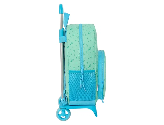 Safta Mochila con Ruedas Mod. 180 Carro 905 Stitch Aloha - Mochila Escolar con Carro 420x330x140 mm