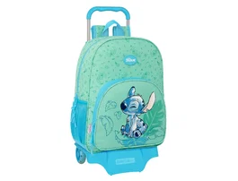 Safta Mochila con Ruedas Mod. 180 Carro 905 Stitch Aloha - Mochila Escolar con Carro 420x330x140 mm