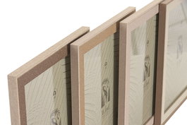 DKD Home Decor Marco Foto 20X25 Tropical Natural 1.8 x 29 x 24 cm (12 Unidades)