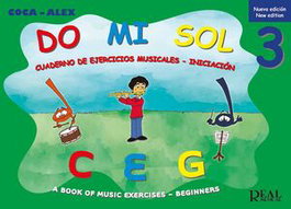 REAL MUSICAL, DO MI SOL 3: CUADERNO EJERCICIOS MUSICALES (ING/ESP)