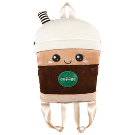 The Concept Factory Mochila Peluche Kawaii Marrón Poliéster