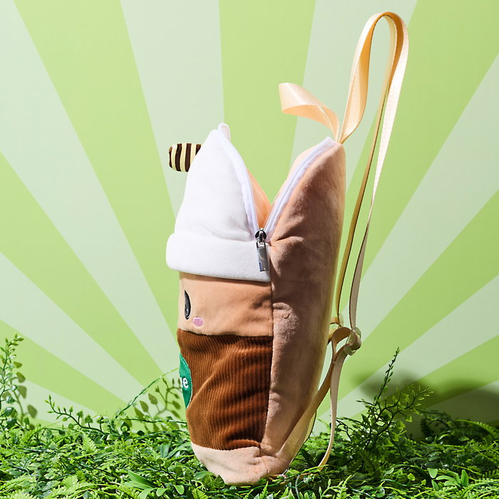 The Concept Factory Mochila Peluche Kawaii Marrón Poliéster