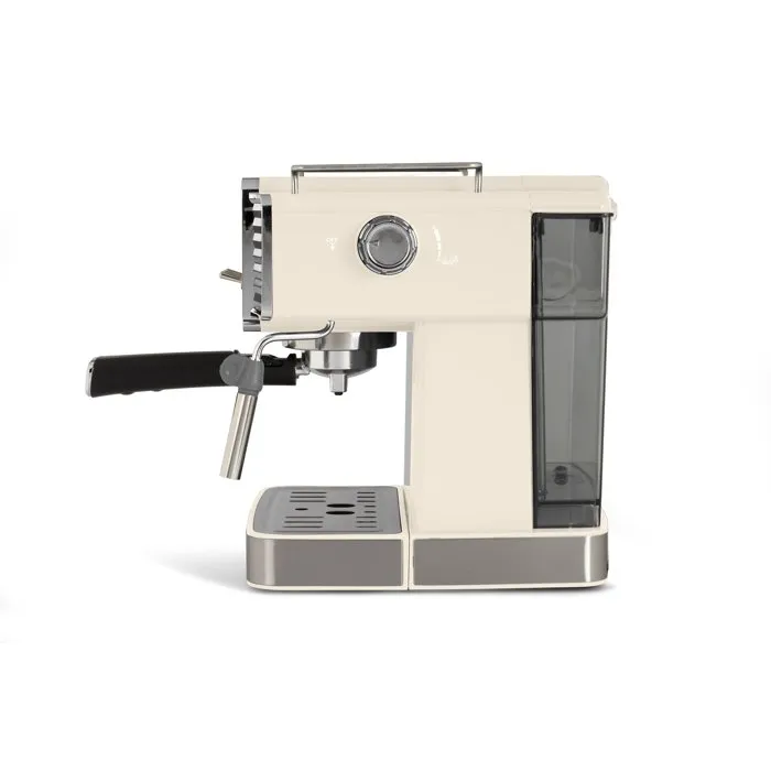 Livoo Cafetera Espresso DOD174C 1350W 15 Bares con Crema, Máquina de Café