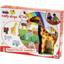 Klein Animales Magnéticos - Puzzle de 4 Animales Divertidos Grandes, Caja Abierta, 16 Piezas