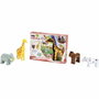 Klein Animales Magnéticos - Puzzle de 4 Animales Divertidos Grandes, Caja Abierta, 16 Piezas