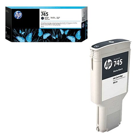 HP Cartucho de Tinta DesignJet 745 Negro Mate 300 ml (F9K05A) HP Cartucho de Tinta DesignJet 745 Negro Mate 300 ml (F9K05A)