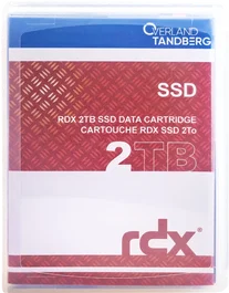 Tandberg Data Cartucho SSD RDX de 2 TB (8878-RDX) – Copia de seguridad Profesional, Disco Extraíble Compatible con QuikStor